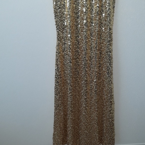Beautiful Gold Sequin Dress - Picture 5 of 8